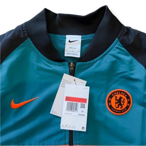 NIKE X CHELSEA 2021/22 MEN'S 196 UEFA CHAMPIONS LEAGUE JACKET - Picture 4 of 10